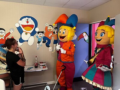 Le Parc Bagatelle et le CHAM offrent un moment d’évasion aux enfants hospitalisés en pédiatrie !