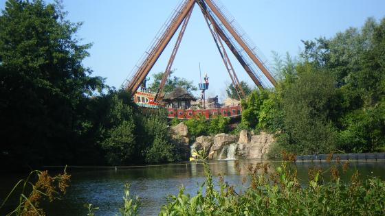 Photo du Bag'Pearl, le bateau pirate du parc Bagatelle